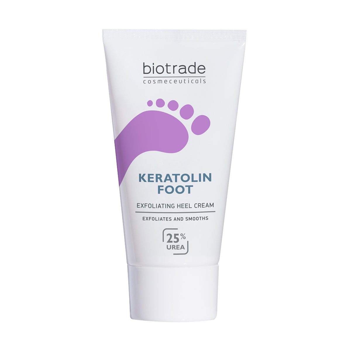 Уцінка! Відлущувальний крем для ніг Biotrade Keratolin Foot Exfoliating Heel Cream з сечовиною 25%, для пом'якшення стоп і п'ят, 50 мл
